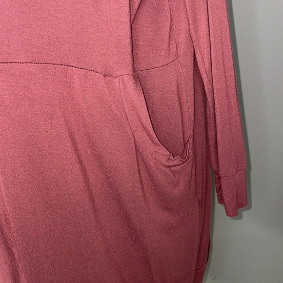 Long cardigan-Lysa Lou medium with pockets and a hood, great for fall - Picture 4 of 9